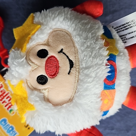 TLS Rainbow Brite Twink Plush Backpack Clip 4inch - Picture 3 of 6